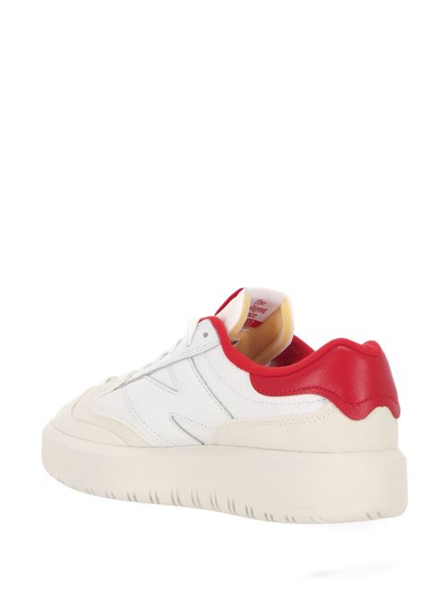 sneakers in pelle bianca/rossa New Balance | CT302VBWHITE/RED